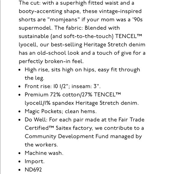 Madewell Perfect Jean Short - Picture 8 of 10